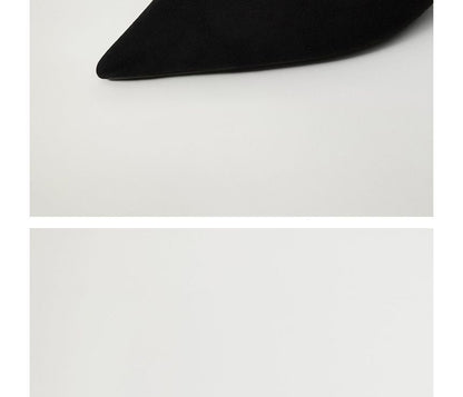 Plain Pumps High-Heel Pointed D'Orsay