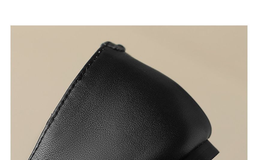 Pointed Strap Buckled Flats