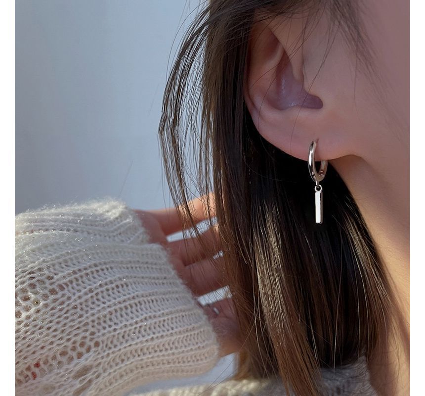 Bar Alloy Dangle Earring