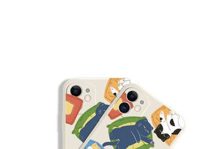 Case Print Sleeping Cat Phone