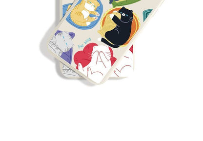Case Print Sleeping Cat Phone