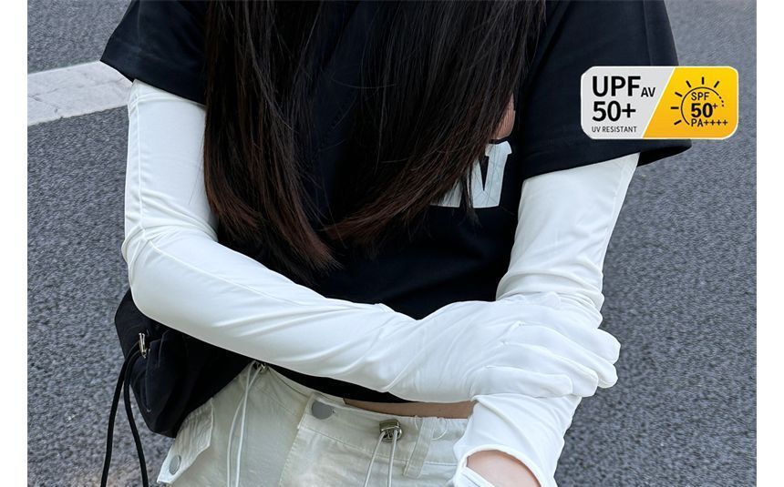 Sun Gloves Protection Plain