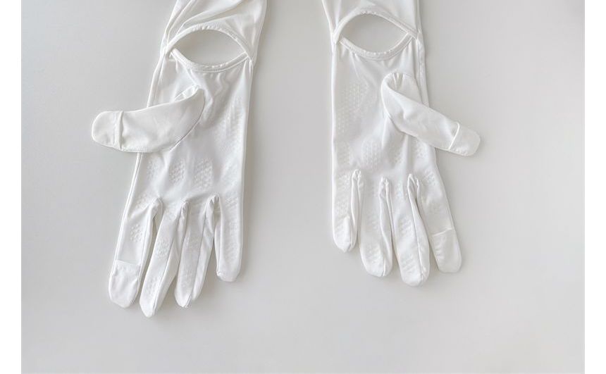 Sun Gloves Protection Plain