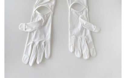 Sun Gloves Protection Plain