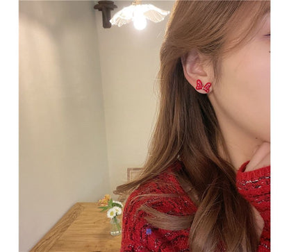 Bow Alloy Earring