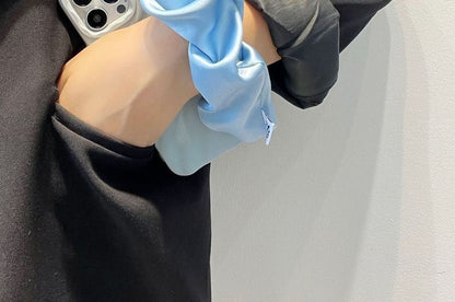 Shirred Phone Case Strap Fabric