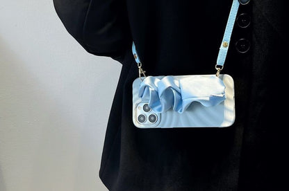 Shirred Phone Case Strap Fabric