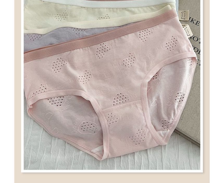 Plain Cutout Bikini Panties / Set