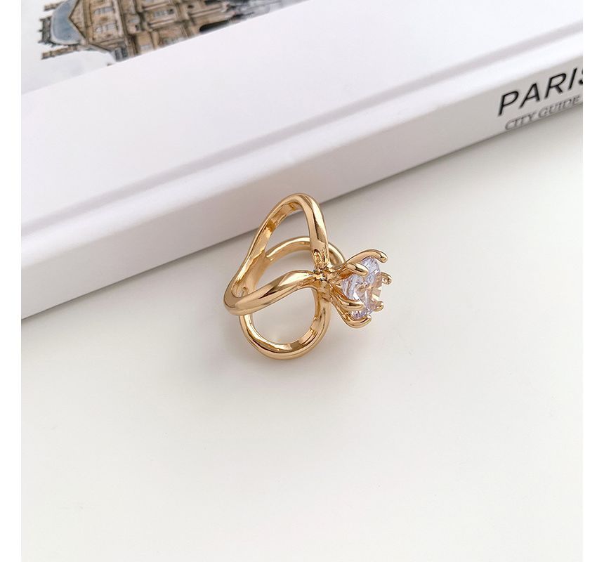 Faux Pearl Alloy Scarf Ring