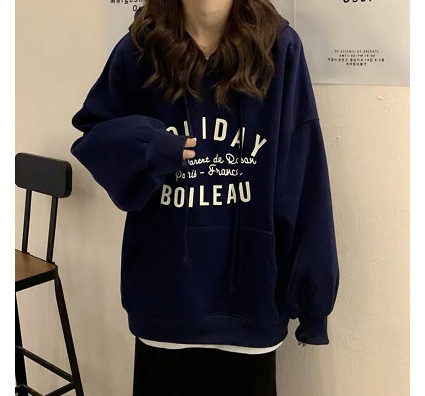 Hoodie Oversized Lettering