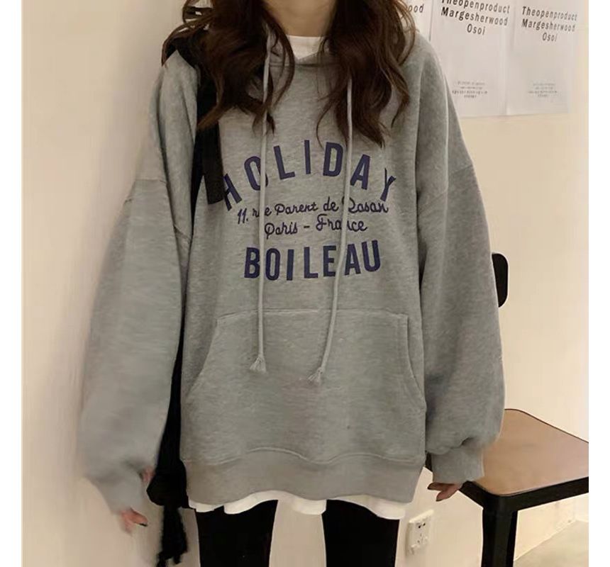 Hoodie Oversized Lettering