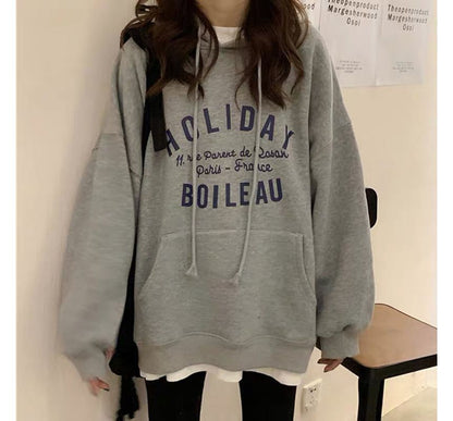 Hoodie Oversized Lettering