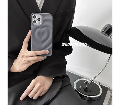 Case Phone Matte Heart