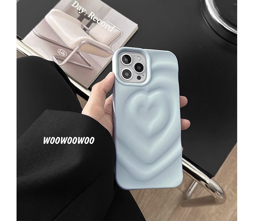 Case Phone Matte Heart