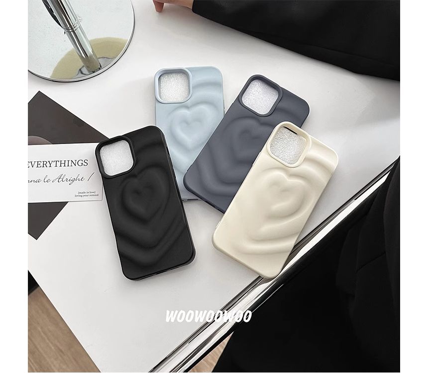 Case Phone Matte Heart