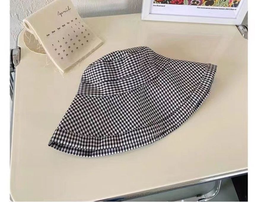 Hat Bucket Houndstooth