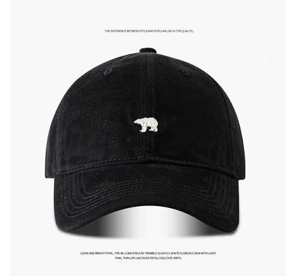 Bear Polar Embroidered Baseball Cap