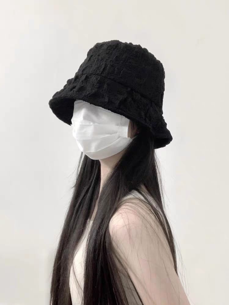 Hat Puffed Plain Bucket