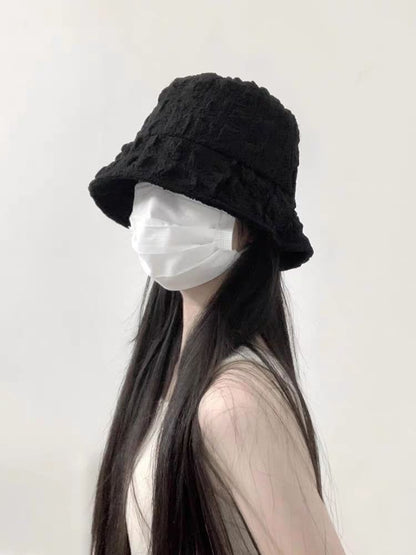 Hat Puffed Plain Bucket