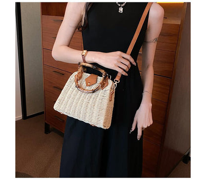 Crossbody Straw Bag