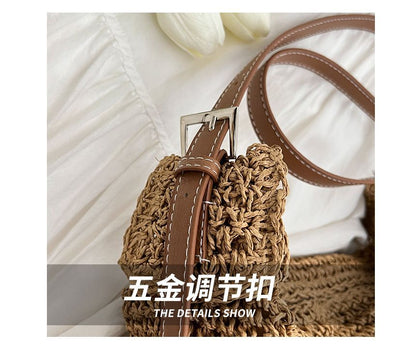 Straw Bucket Bag