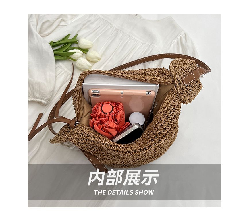 Straw Bucket Bag