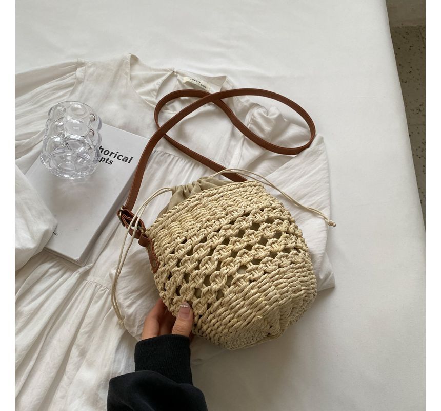 Straw Crossbody Bag