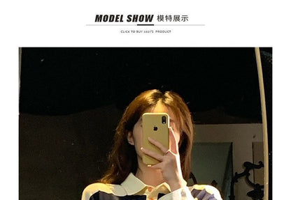 Long-Sleeve Shirt Polo Striped