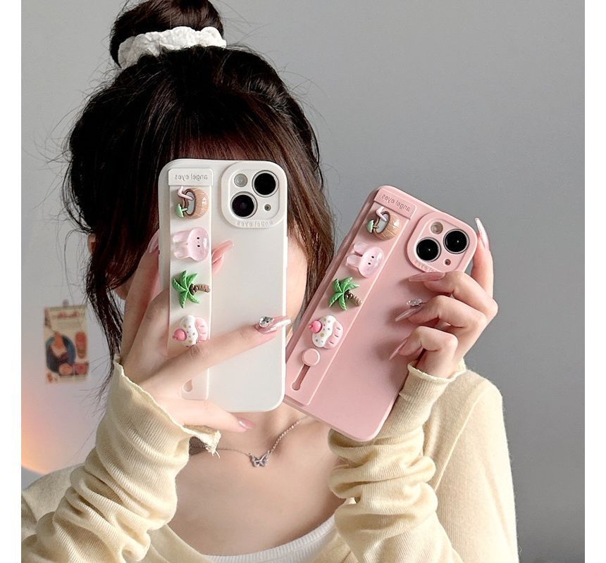 Phone Strap Hand Case Cartoon