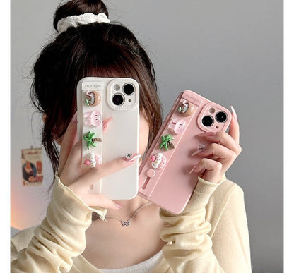 Phone Strap Hand Case Cartoon