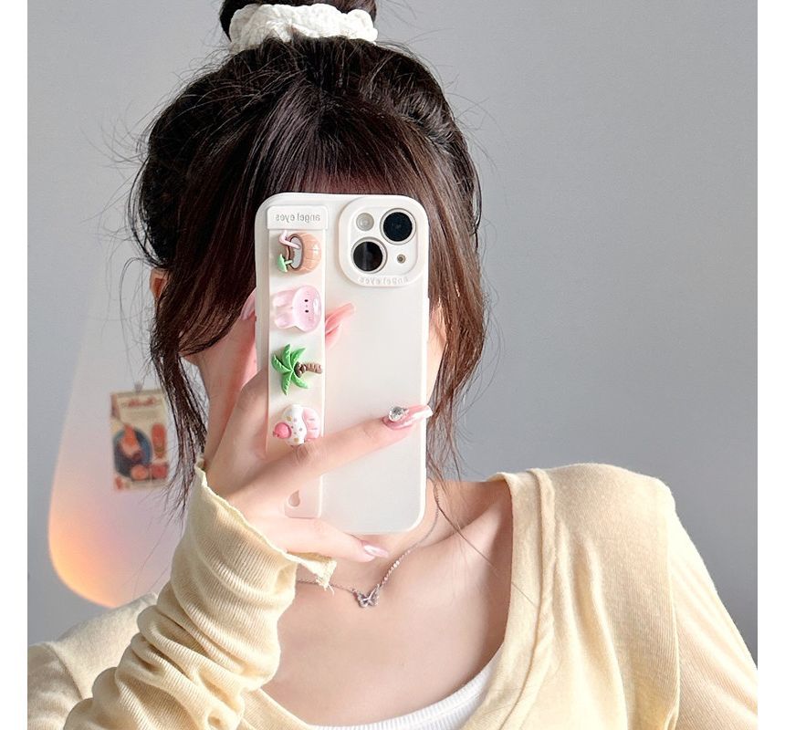Phone Strap Hand Case Cartoon