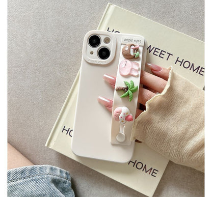 Phone Strap Hand Case Cartoon
