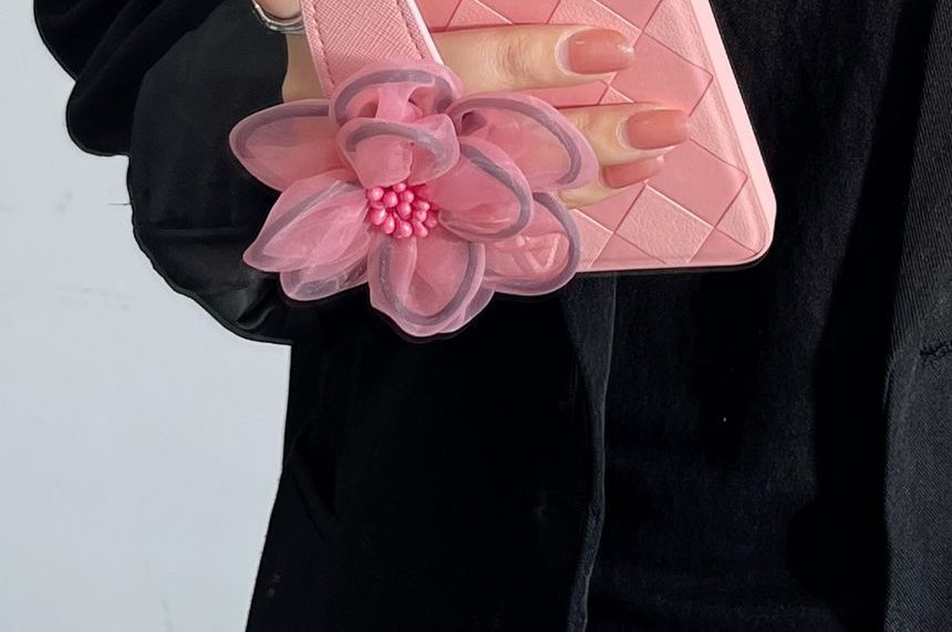 Case Strap Floral Phone