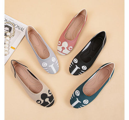 Cartoon Print Flats