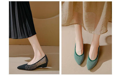 Pointed Pumps Wedge
