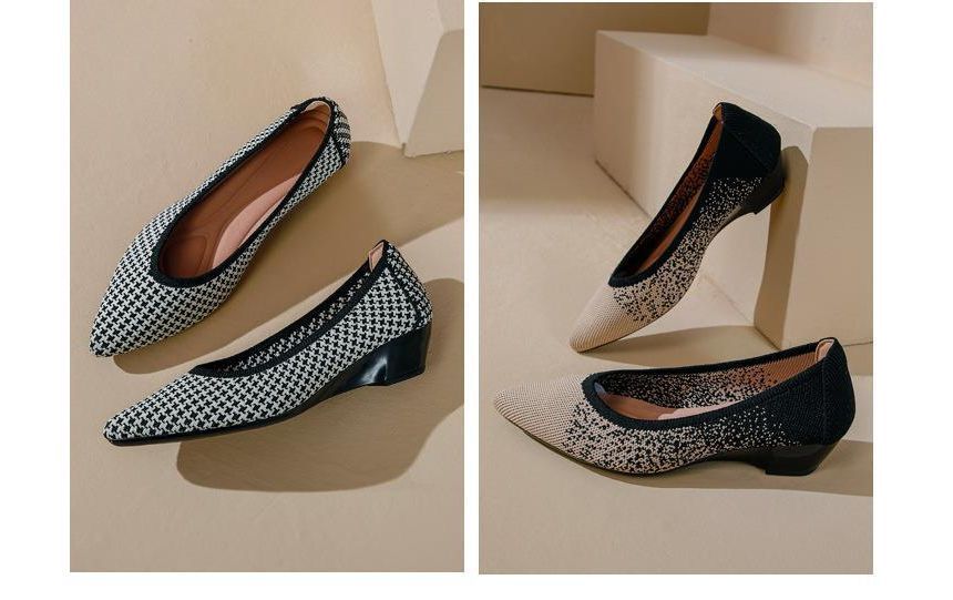 Pointed Pumps Wedge