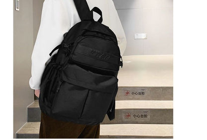 Buckle Nylon Backpack