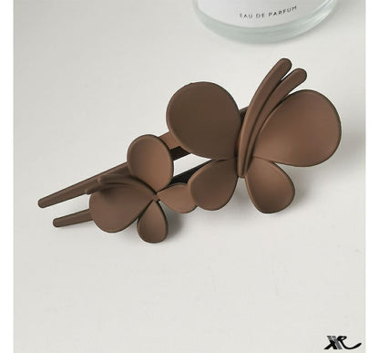 Matte Butterfly Resin Hair Clip