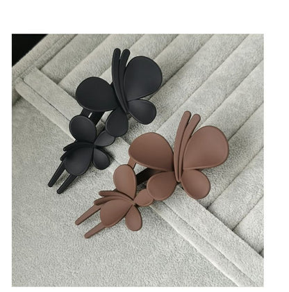 Matte Butterfly Resin Hair Clip