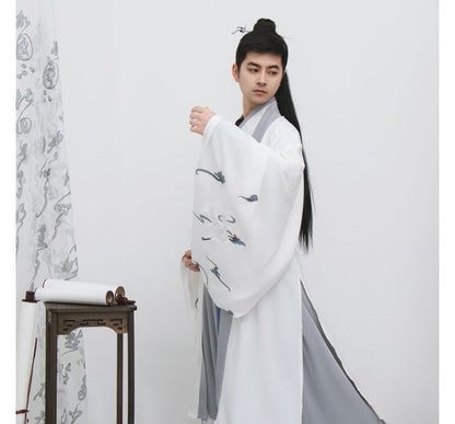 Traditional Chinese Costume Embroidered Robe / Long