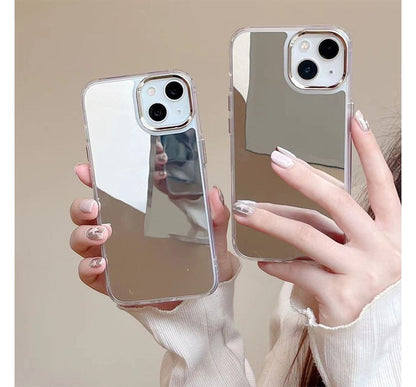 Mirrored Phone Case - iPhone 14 Pro Max / 14 Pro / 14 Max / 14 / 13 Pro Max / 13 Pro / 13 / 13 mini / 12 Pro Max / 12 Pro / 12 / 12 mini / 11 Pro Max / 11 Pro / 11 / SE / XS Max / XS / XR / X / 8 / 8 Plus / 7 / 7 Plus