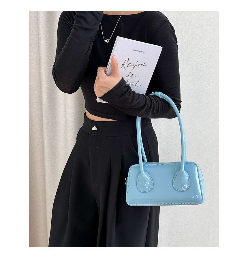 Shoulder Leather Faux Bag