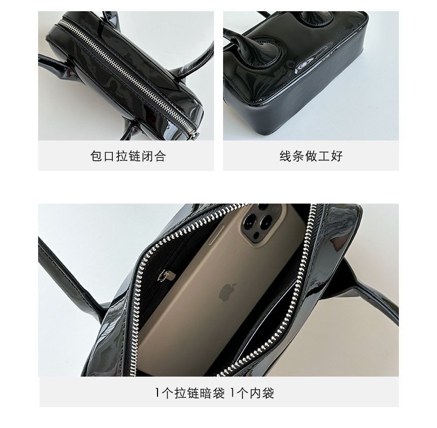 Shoulder Leather Faux Bag