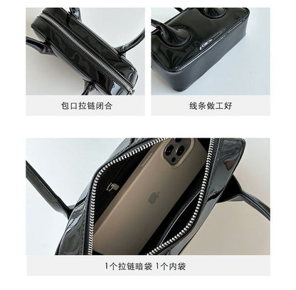 Shoulder Leather Faux Bag