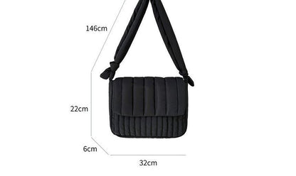 Sac bandoulière à rabat matelassé