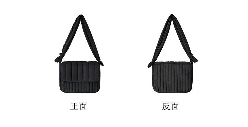 Sac bandoulière à rabat matelassé