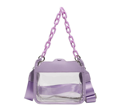 Transparent Bag Crossbody Chain