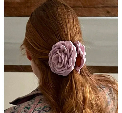 Floral Fabric Hair Clamp (various designs)