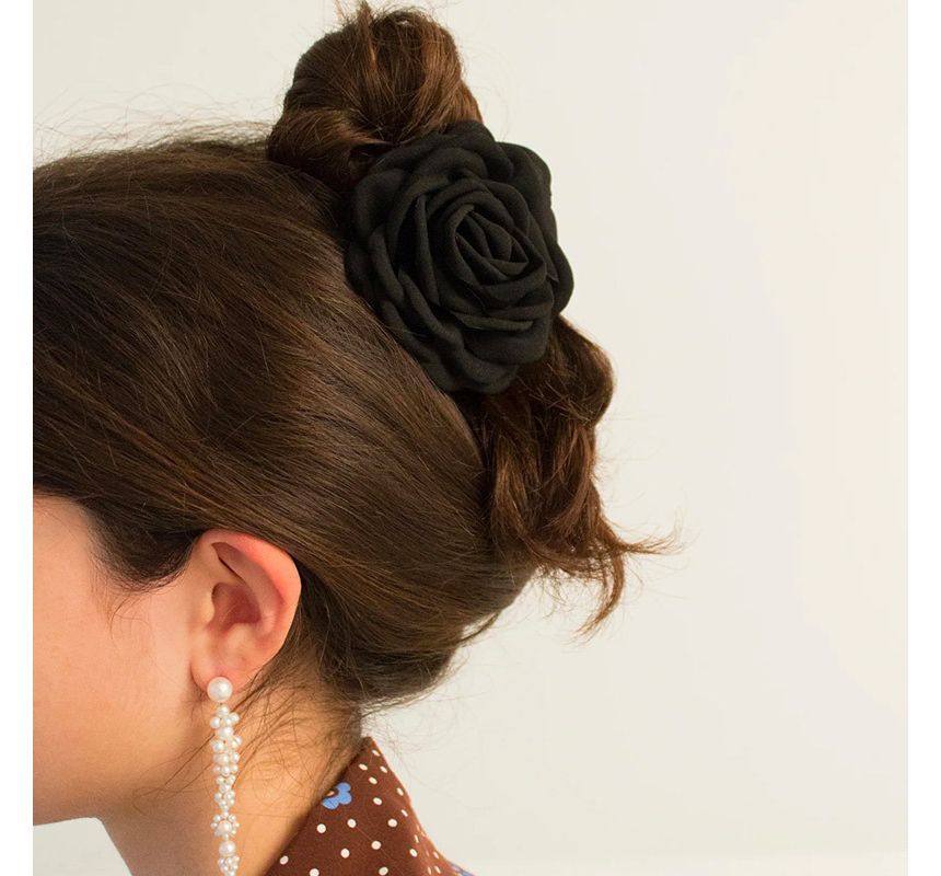 Floral Fabric Hair Clamp (various designs)