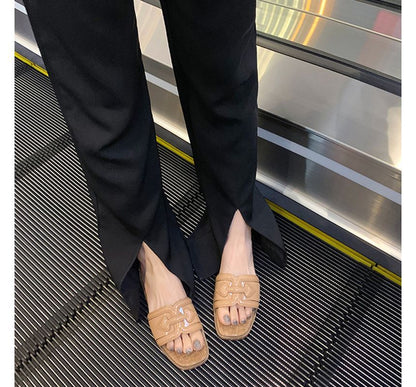 Sandals Buckled Slide